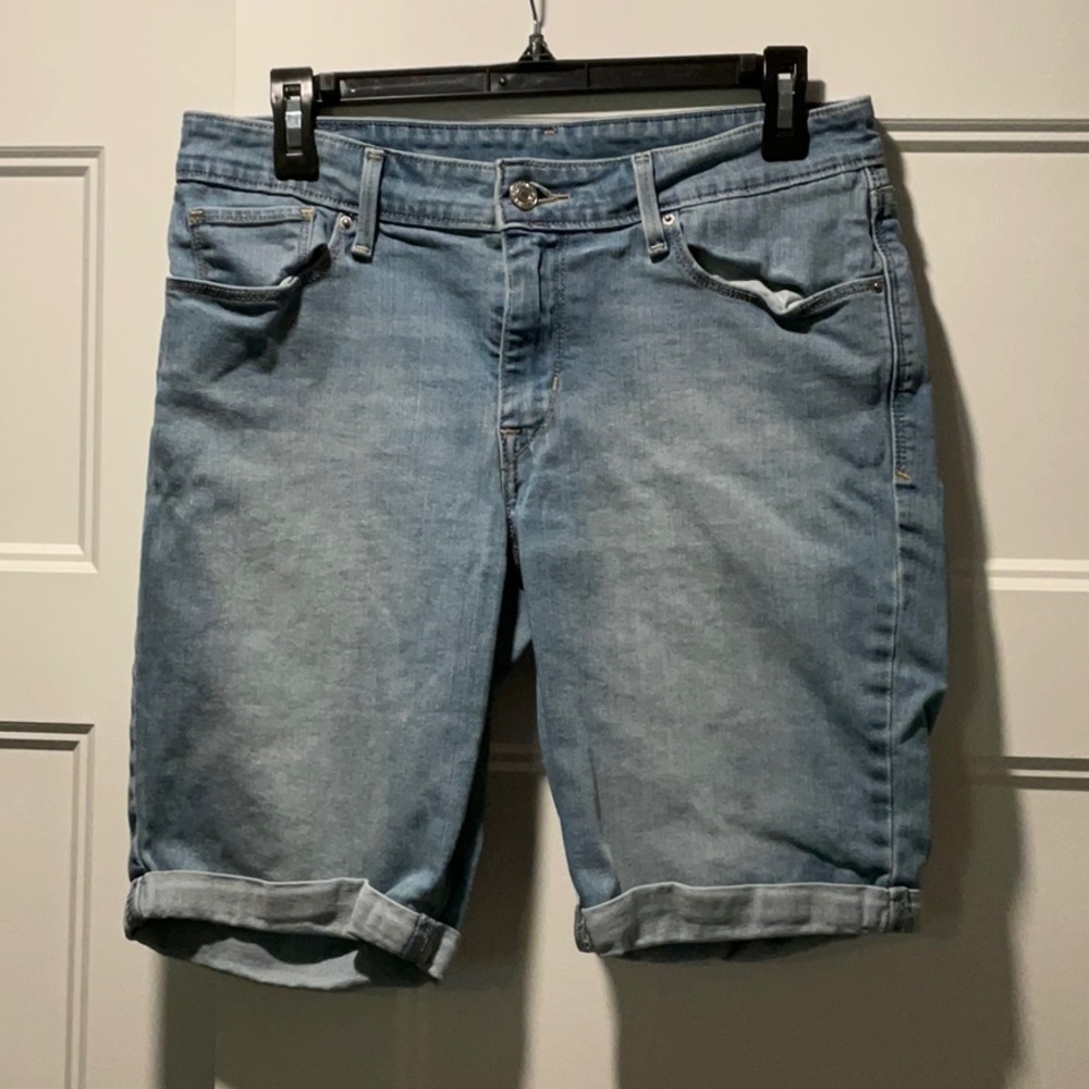 Levi's Classic Blue Denim Shorts